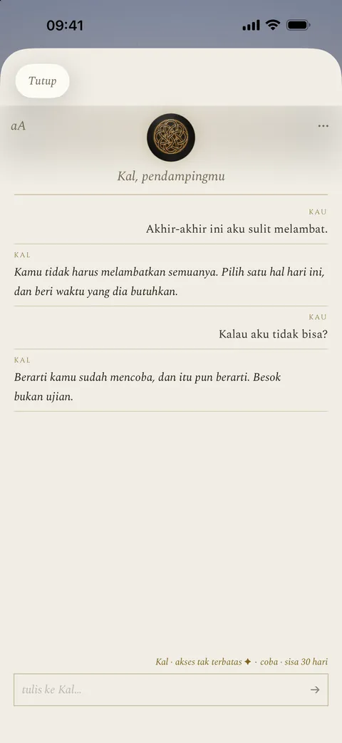 Percakapan dengan Kal