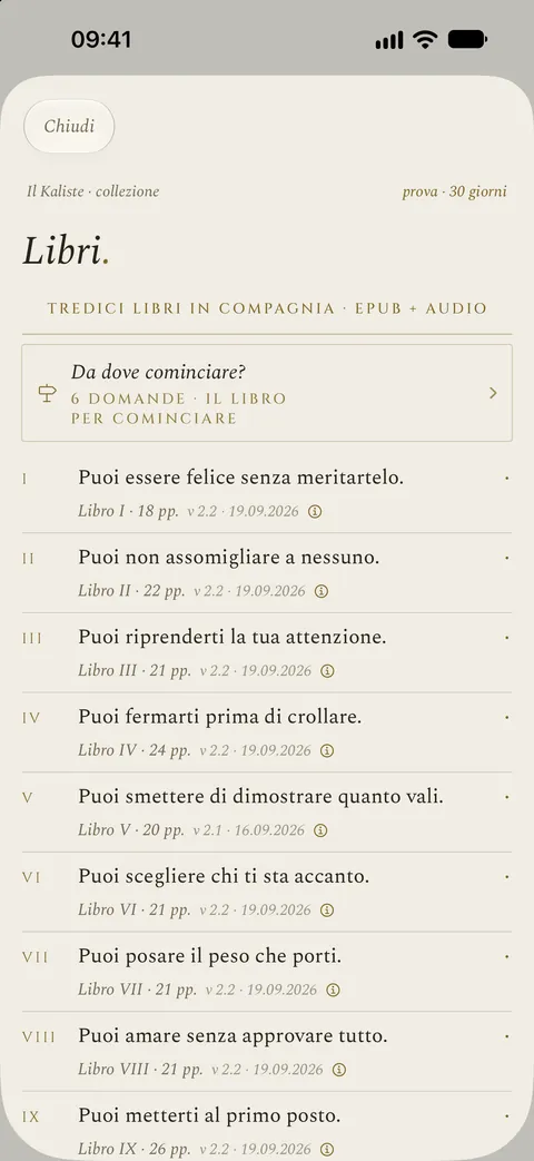 I libri della Collezione nell’app