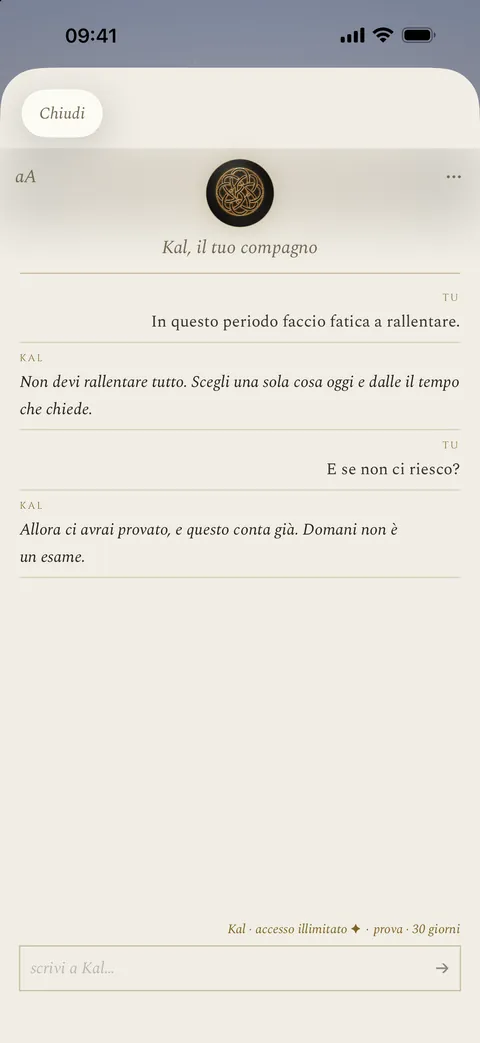 Una conversazione con Kal