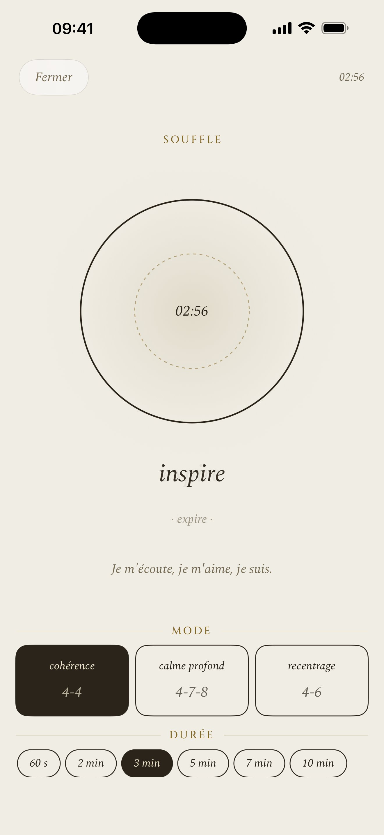 Souffle, Kalisme app
